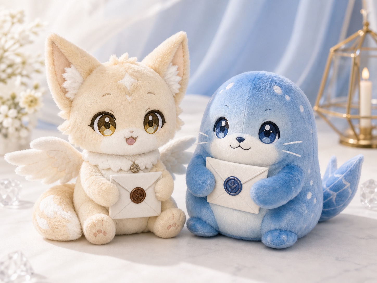 ルゥ&ミオ ぬいぐるみセットの商品イメージ